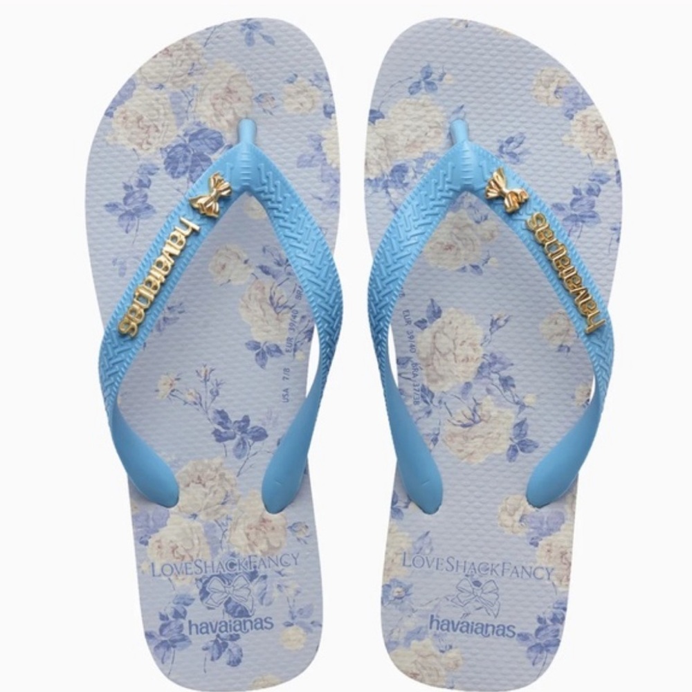 LoveShackFancy Havaianas Sandals size 9/10